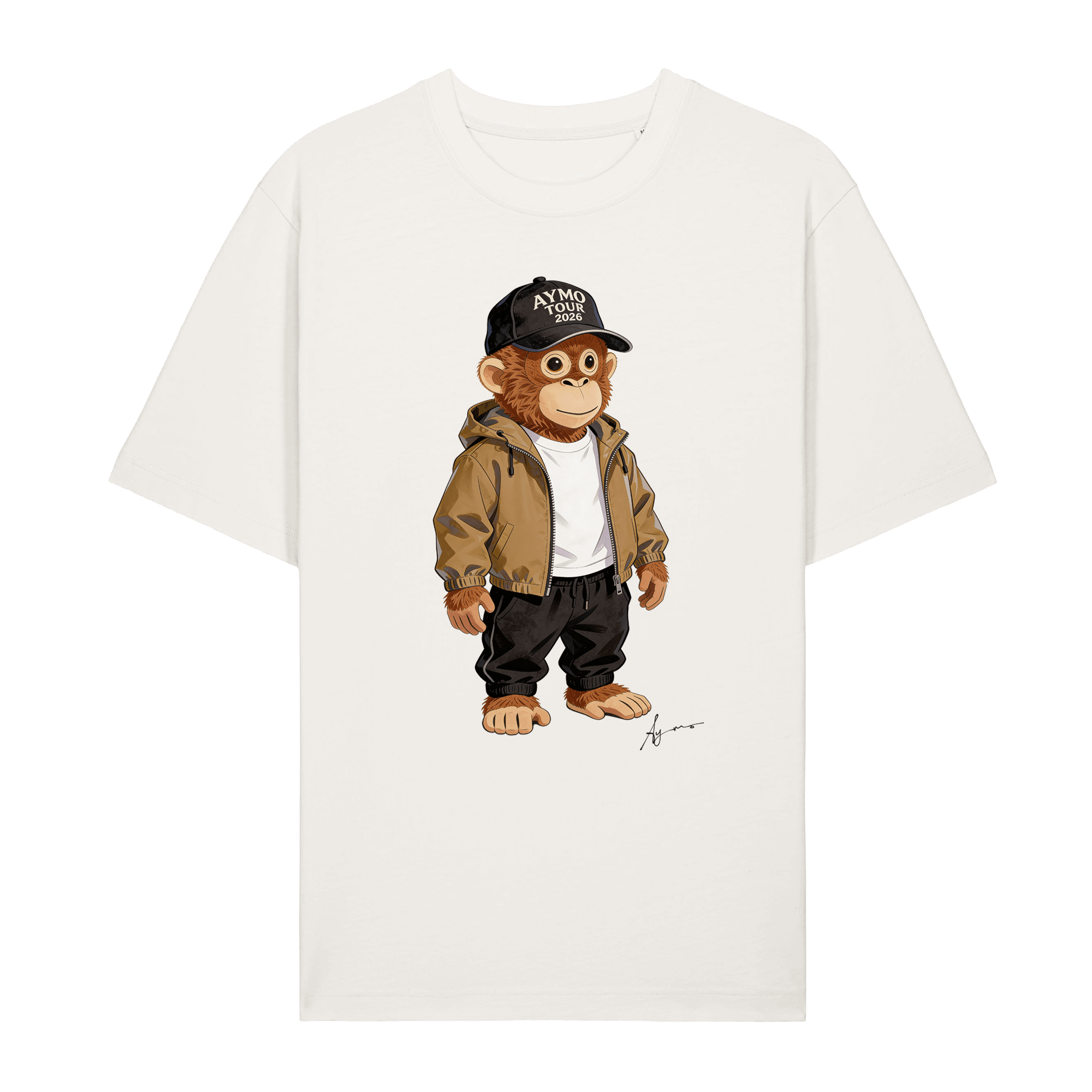 Amo & Aymen AYMO Monkey T-Shirts 432639